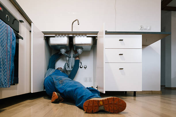 Professional Drain Cleaning technician working in Cohoes, NY